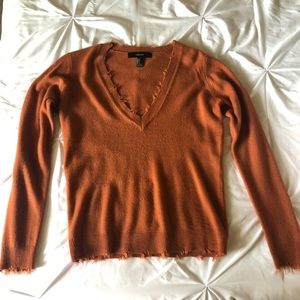 Rustic orange sweater
